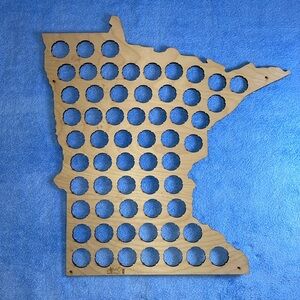 NWOT BEER CAP MAP (Minnesota)